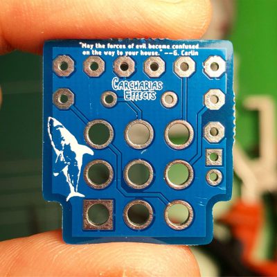 3PDT True Bypass Daughterboard example PCB for DIY projects