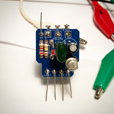 Bazz Fuss V2 PCB for DIY projects populated build