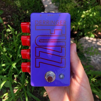 Derringer Fuzz Modded Univox Super Fuzz high gain octave fuzz pedal for guitar and bass front