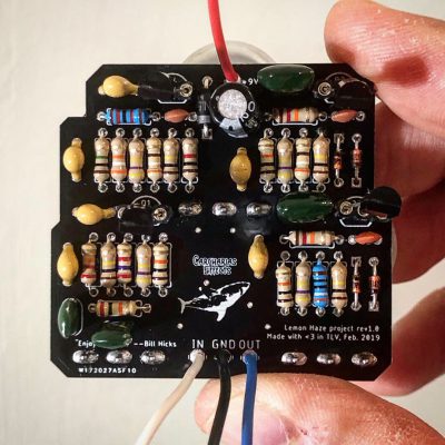 Lemon Haze PCB DIY BMP clone distortion overdrive fuzz pedal project populated