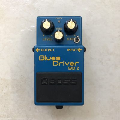Boss BD 2 Blues Driver with KurtLives mods front